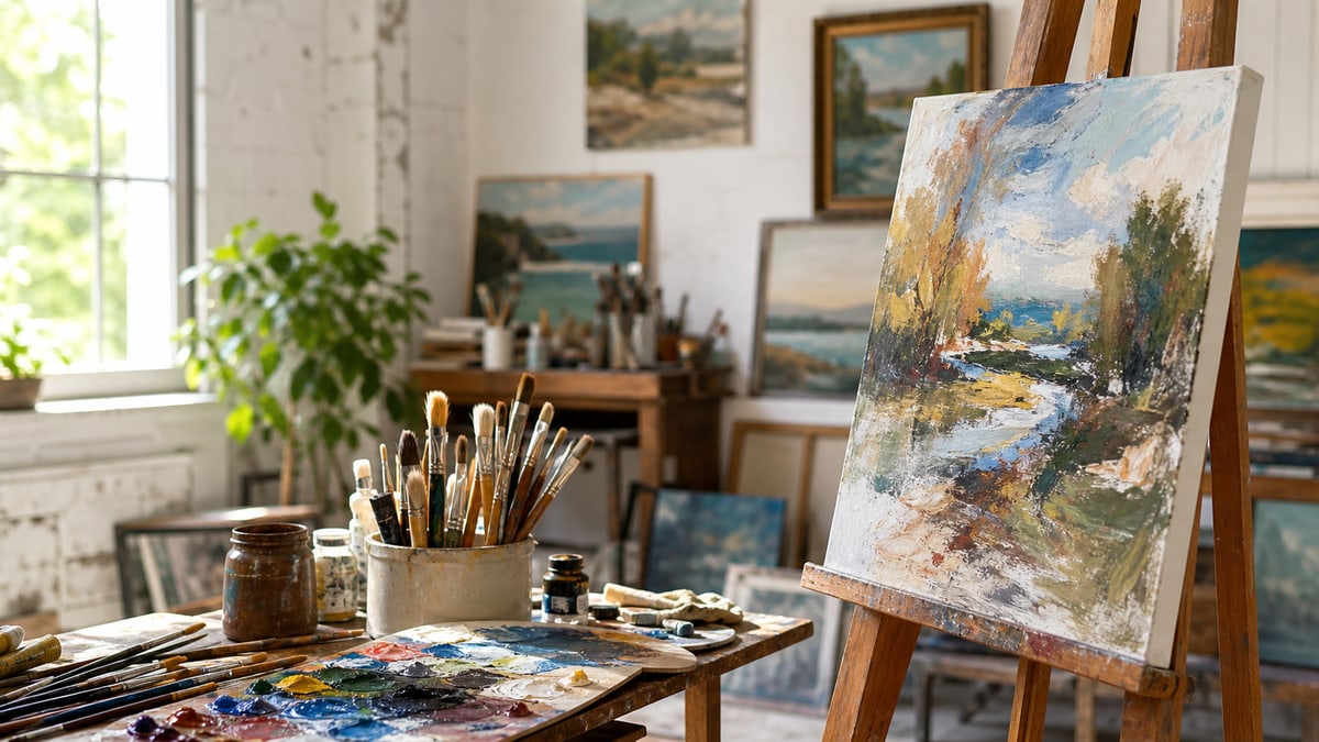 Illustration de l'article : Art et peinture en anglais : vocabulaire essentiel pour parler d'une oeuvre