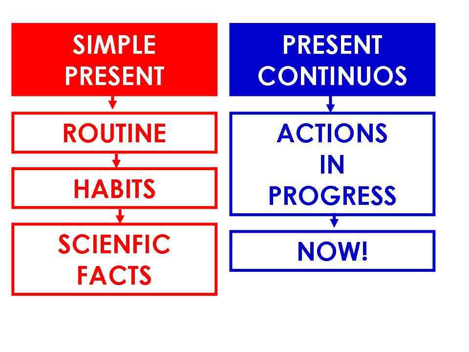 Illustration de l'article : Présent simple VS présent continu – Cours video anglais